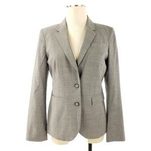 Banana Republic Blazer Gray Italian Wool 2 Button